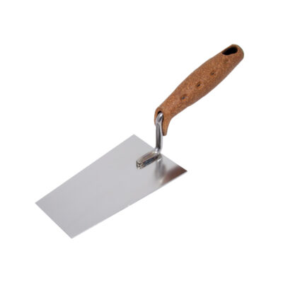 NELA Plasterer’s Trowel Bern stainless steel with BiKoGrip cork handle for professional plastering and finishing